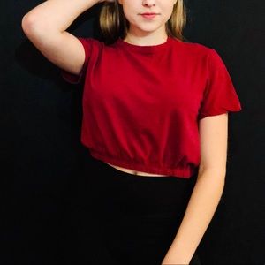 Crop top tee